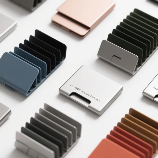 Metal Expandable Card Holders